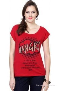 People Casual Short Sleeve Printed Women's Top